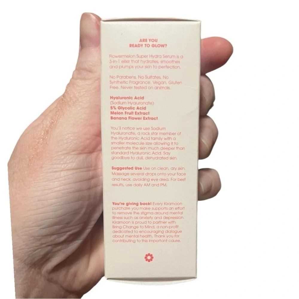Kiramoon flower melon super hydra serum 60ml NIB
